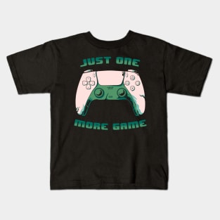 JUST ONE MORE GAME next gen Kids T-Shirt